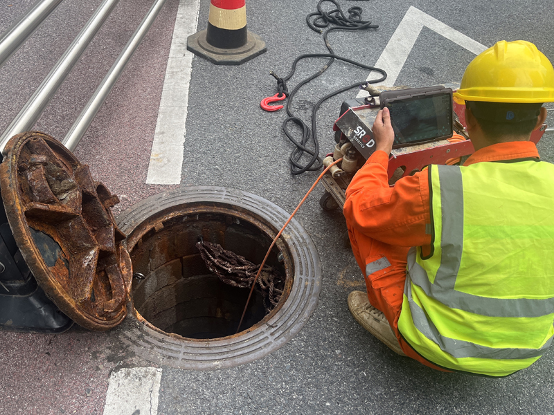 天山路市政管道内窥检测